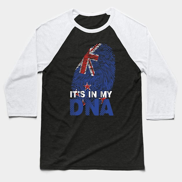 New Zealand DNA Baseball T-Shirt by ShirtsShirtsndmoreShirts